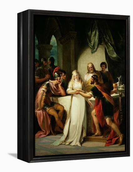 Vortigern and Rowena, 1793-William Hamilton-Framed Premier Image Canvas