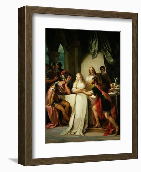 Vortigern and Rowena, 1793-William Hamilton-Framed Giclee Print