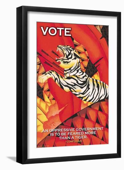 Vote-Wilbur Pierce-Framed Art Print