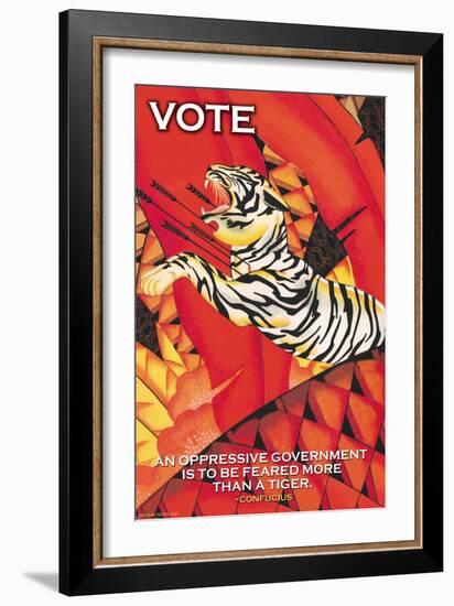 Vote-Wilbur Pierce-Framed Art Print