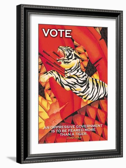 Vote-Wilbur Pierce-Framed Art Print