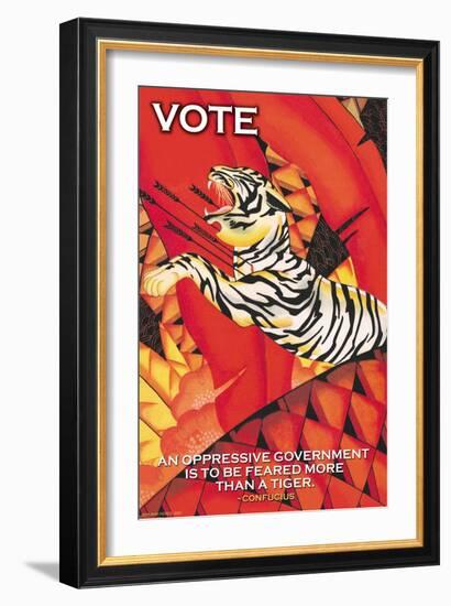 Vote-Wilbur Pierce-Framed Art Print