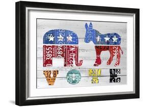Vote-Design Turnpike-Framed Giclee Print
