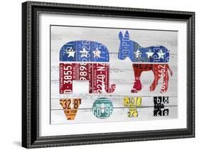 Vote-Design Turnpike-Framed Giclee Print