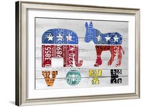 Vote-Design Turnpike-Framed Giclee Print