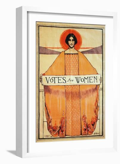 Votes For Women, 1911-null-Framed Giclee Print