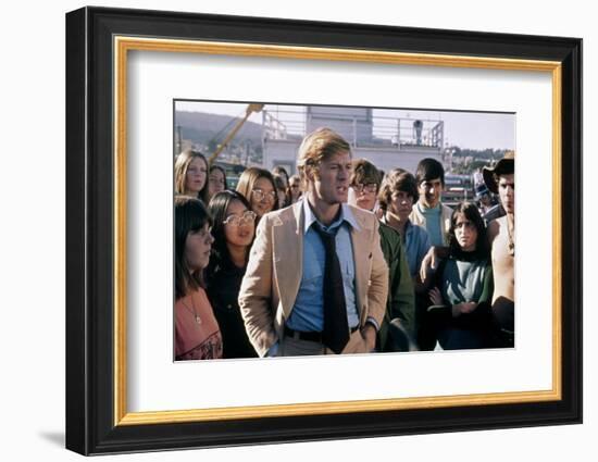 Votez McKay THE CANDIDATE by MichaelRitchie with Robert Redford, 1972 (photo)-null-Framed Photo