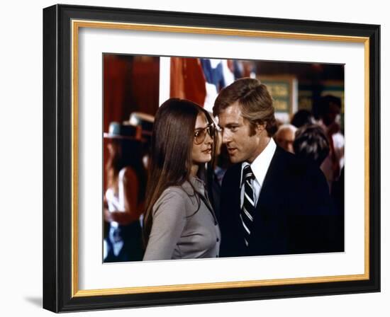 Votez McKay THE CANDIDATE by MichaelRitchie with Robert Redford and Karen Carlson, 1972 (photo)-null-Framed Photo