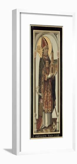 Votive Panel Depicting St. Ansgar, 1457-Hans Bornemann-Framed Giclee Print