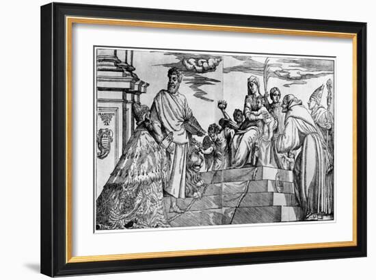 Votive Picture of Doge Andrea Gritti, 1937-Titian (Tiziano Vecelli)-Framed Giclee Print