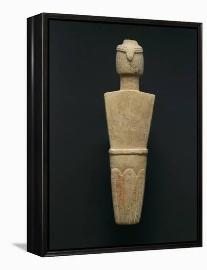 Votive Statue, from Brochtorff Circle at Xaghra, Gozo Island-null-Framed Premier Image Canvas