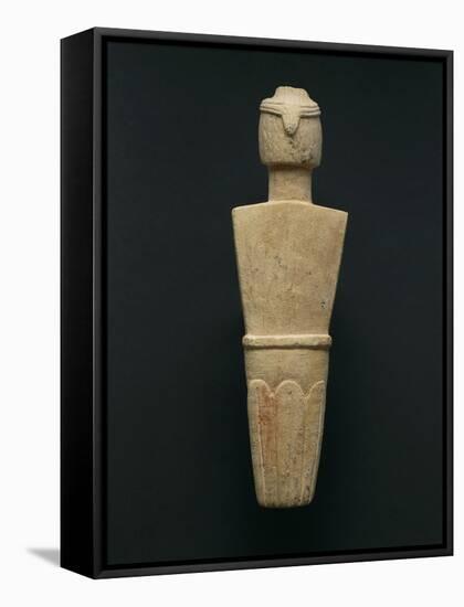 Votive Statue, from Brochtorff Circle at Xaghra, Gozo Island-null-Framed Premier Image Canvas