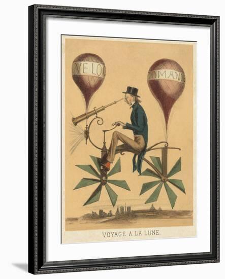 Voyage a la Lune-null-Framed Art Print