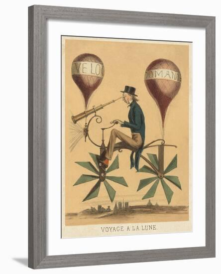 Voyage a la Lune-null-Framed Art Print