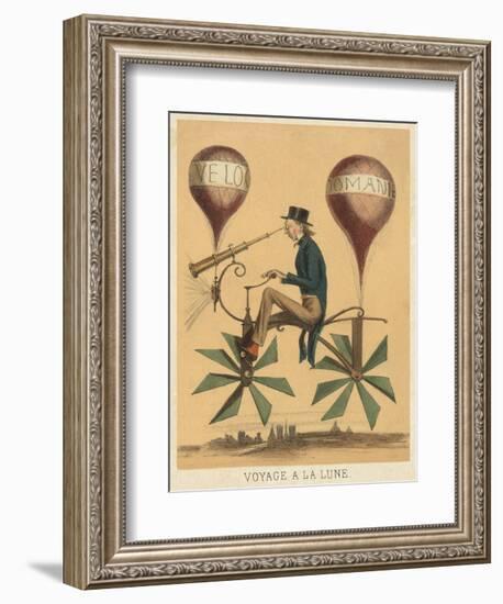 Voyage a la Lune-Vintage Reproduction-Framed Art Print