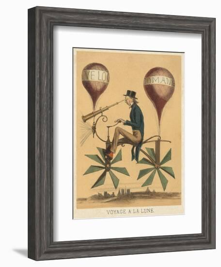 Voyage a la Lune-Vintage Reproduction-Framed Art Print