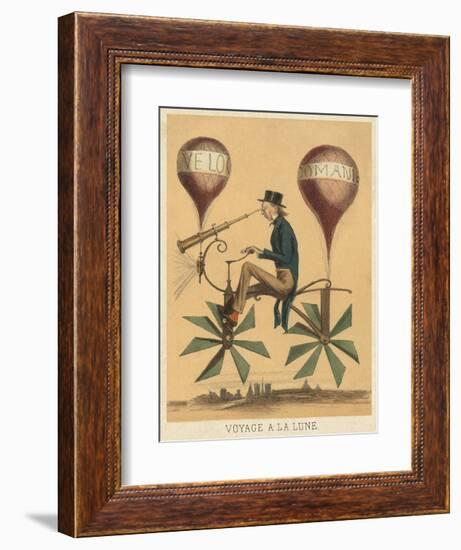 Voyage a la Lune-Vintage Reproduction-Framed Art Print