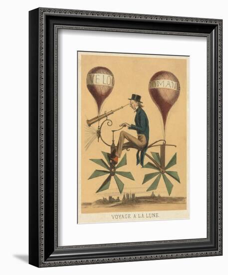 Voyage a la Lune-Vintage Reproduction-Framed Art Print