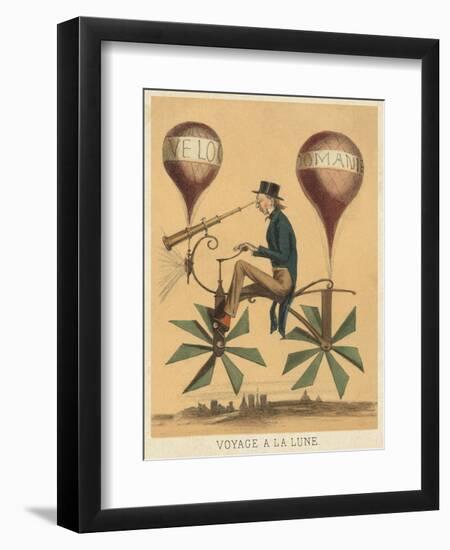 Voyage a la Lune-Vintage Reproduction-Framed Art Print