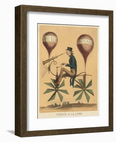 Voyage a la Lune-Vintage Reproduction-Framed Art Print