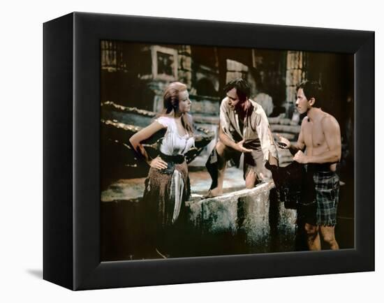 Voyage au centre by la terre JOURNEY TO THE CENTER OF THE EARTH by HenryLevin with Arlene Dahl, Pat-null-Framed Stretched Canvas