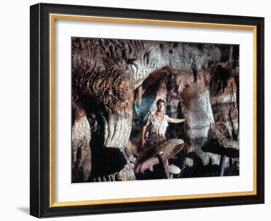 Voyage au centre by la terre JOURNEY TO THE CENTER OF THE EARTH by HenryLevin with Pat Boone, 1959 -null-Framed Photo