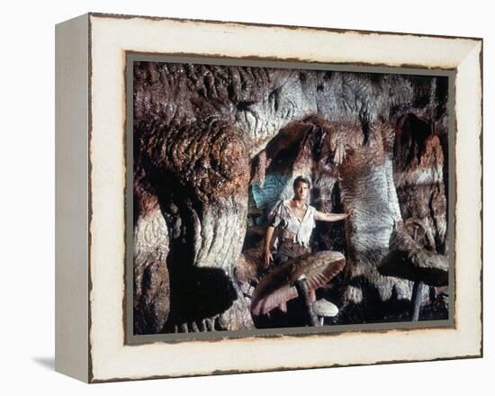 Voyage au centre by la terre JOURNEY TO THE CENTER OF THE EARTH by HenryLevin with Pat Boone, 1959 -null-Framed Stretched Canvas