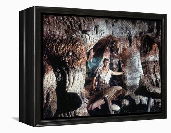 Voyage au centre by la terre JOURNEY TO THE CENTER OF THE EARTH by HenryLevin with Pat Boone, 1959 -null-Framed Stretched Canvas