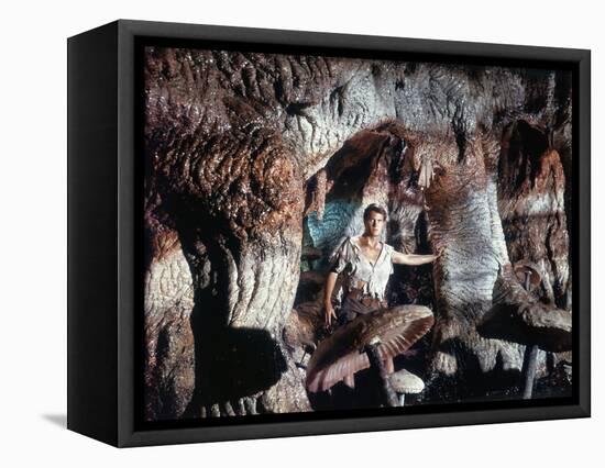 Voyage au centre by la terre JOURNEY TO THE CENTER OF THE EARTH by HenryLevin with Pat Boone, 1959 -null-Framed Stretched Canvas