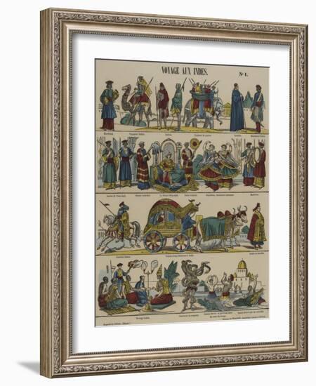 Voyage aux Indes-null-Framed Giclee Print