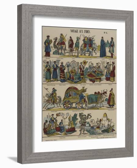 Voyage aux Indes-null-Framed Giclee Print