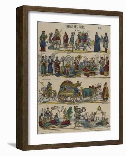 Voyage aux Indes-null-Framed Giclee Print