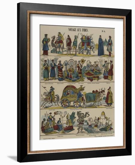 Voyage aux Indes-null-Framed Giclee Print