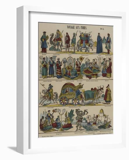 Voyage aux Indes-null-Framed Giclee Print