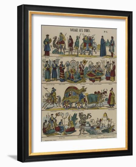 Voyage aux Indes-null-Framed Giclee Print