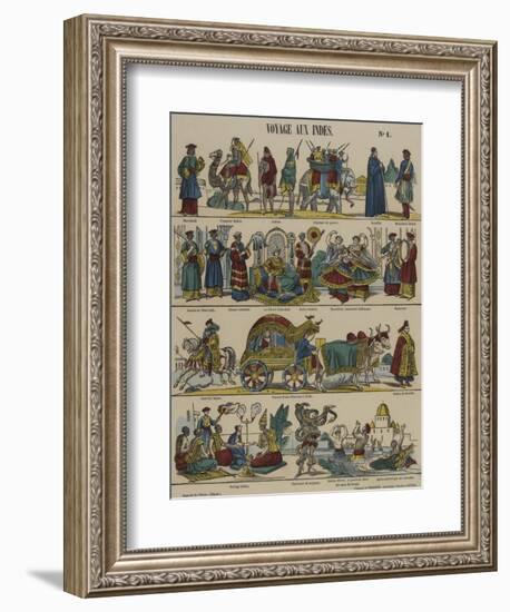 Voyage aux Indes-null-Framed Giclee Print