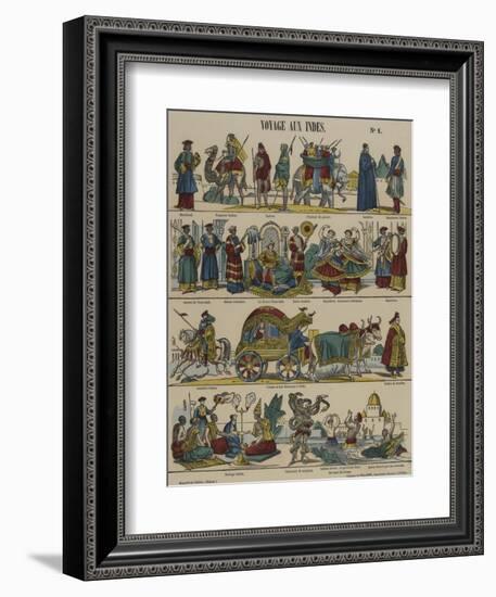 Voyage aux Indes-null-Framed Giclee Print