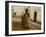 Voyage en Algérie : femme marchant dans une rue de Biskra-Henri Jacques Edouard Evenepoel-Framed Giclee Print