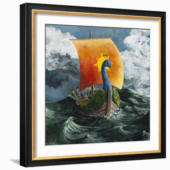 Voyage of the Peacock-Jamin Still-Framed Giclee Print