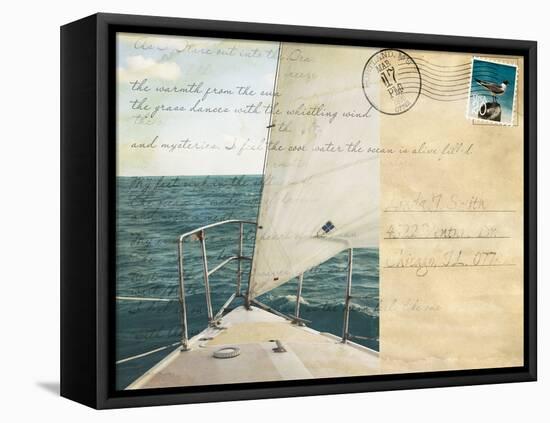 Voyage Postcard I-Susan Bryant-Framed Stretched Canvas