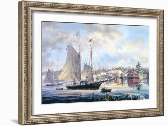 Voyage Preparation-Nicky Boehme-Framed Giclee Print