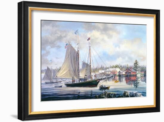 Voyage Preparation-Nicky Boehme-Framed Giclee Print