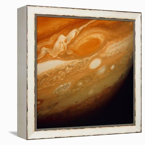 Voyager 1 Image of the Planet Jupiter-null-Framed Premier Image Canvas