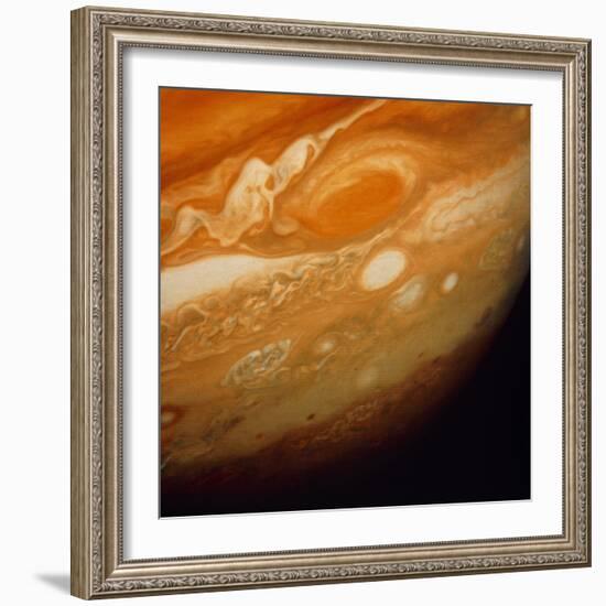 Voyager 1 Image of the Planet Jupiter-null-Framed Premium Photographic Print