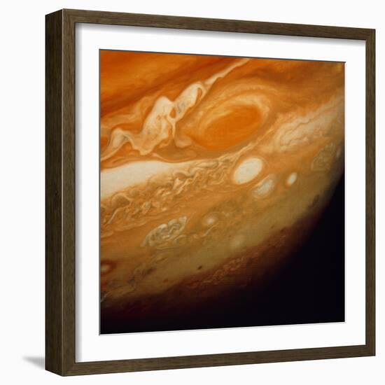 Voyager 1 Image of the Planet Jupiter-null-Framed Premium Photographic Print