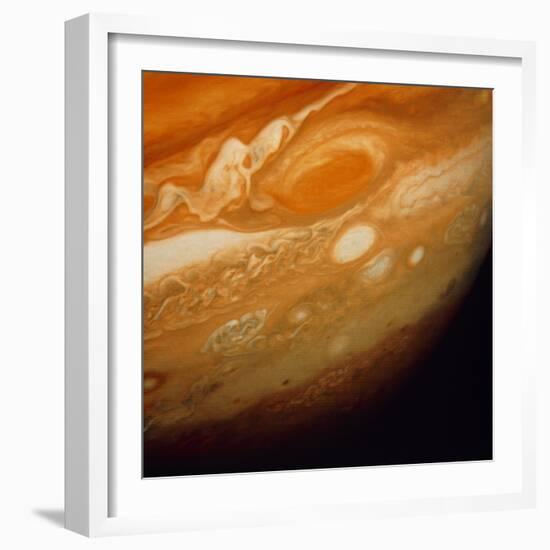 Voyager 1 Image of the Planet Jupiter-null-Framed Premium Photographic Print