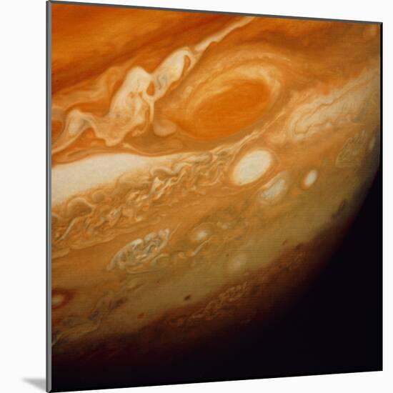 Voyager 1 Image of the Planet Jupiter-null-Mounted Premium Photographic Print