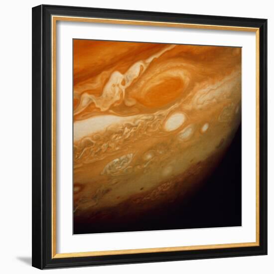 Voyager 1 Image of the Planet Jupiter-null-Framed Premium Photographic Print