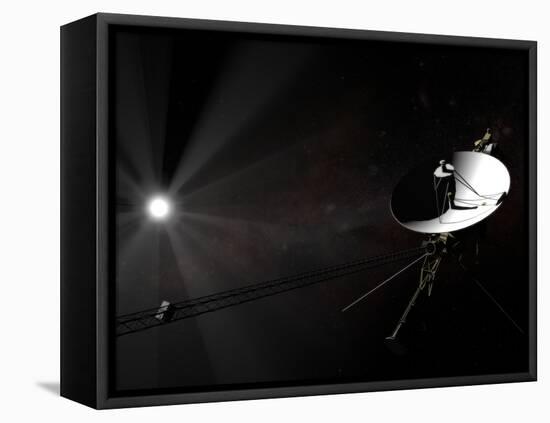 Voyager 1 Leaving the Solar System-null-Framed Premier Image Canvas