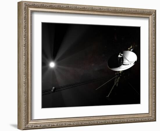 Voyager 1 Leaving the Solar System-null-Framed Photographic Print